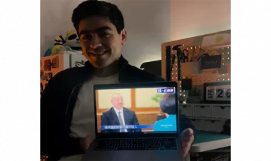 Prezidentə bəhs olunan gənc o imiş... - VİDEO