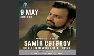 Xalq Artisti Samir Cəfərov Gəncə Dövlət Filarmoniyasinda konsert proqrami ilə çıxış edəcək
