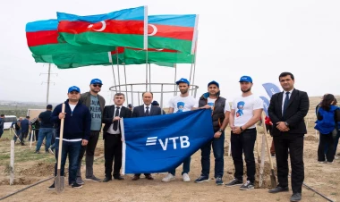 VTB (Azərbaycan) ekoloji təşəbbüsə dəstək verdi: Müşfiqabadda yeni meşə salındı - FOTO