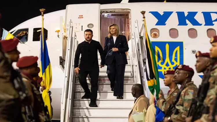 Zelenski Afrika səfərindən təcili qayıtdı