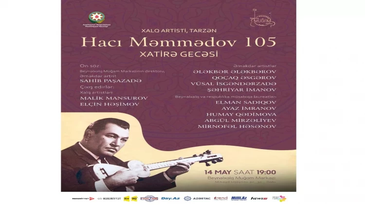 Beynəlxalq Muğam Mərkəzində Hacı Məmmədova həsr olunan xatirə gecəsi keçiriləcək