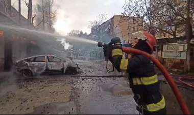 Bakıdakı dəhşətli yanğından yeni görüntülər, maşınlar yanıb kül oldu - VİDEO - FOTOlar