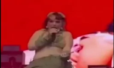 Tanınmış müğənni səhnədə mahnı oxuduğu yerdə qusdu - VİDEO