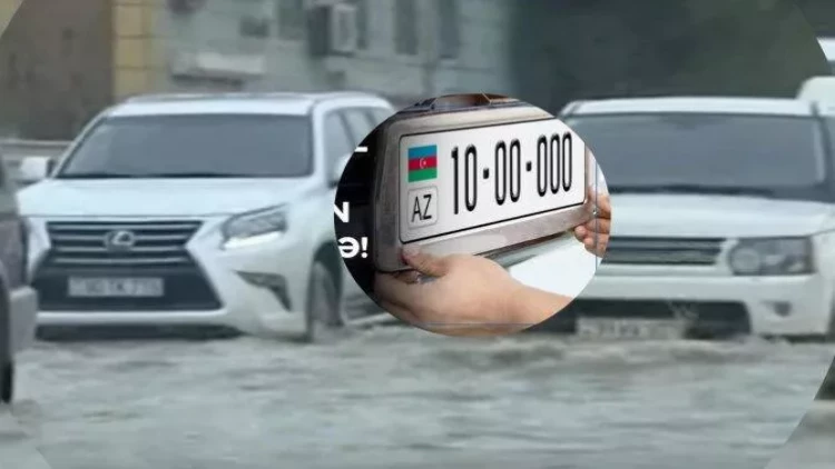 Yağışda itən avtomobil nömrələri - dublikat verilirmi? - “Cəmi 60 manata...” - AÇIQLAMA