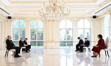 Prezident Çinin Azərbaycanda yeni təyin olunmuş səfirinin etimadnaməsini qəbul edib - FOTO