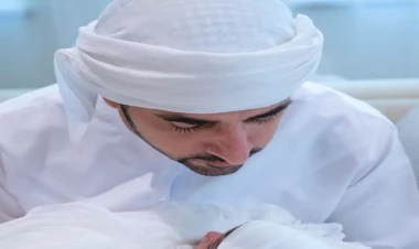 Şeyxin 4-cü övladı oldu - FOTO