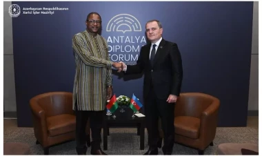 Ceyhun Bayramov Burkina Faso XİN rəhbəri ilə əməkdaşlıq potensialını müzakirə edib - FOTO