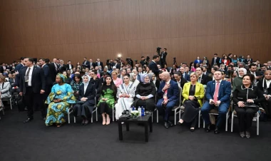 Birinci xanım Mehriban Əliyeva Antalya Diplomatiya Forumunun panel iclasında iştirak edib - VİDEO - FOTO