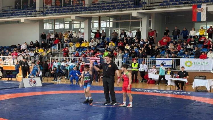 Sərbəst güləşçilərimiz Gimnaziadada 10 medal qazandılar - FOTO