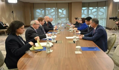 Milli Məclisin sədri Sahibə Qafarova İsrail Knessetinin sədri Amir Ohana ilə görüşüb - FOTOlar