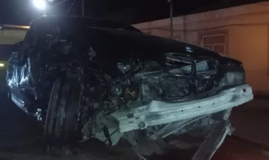 Gəncədə maşınlar toqquşdu - Ölən və yaralanan var