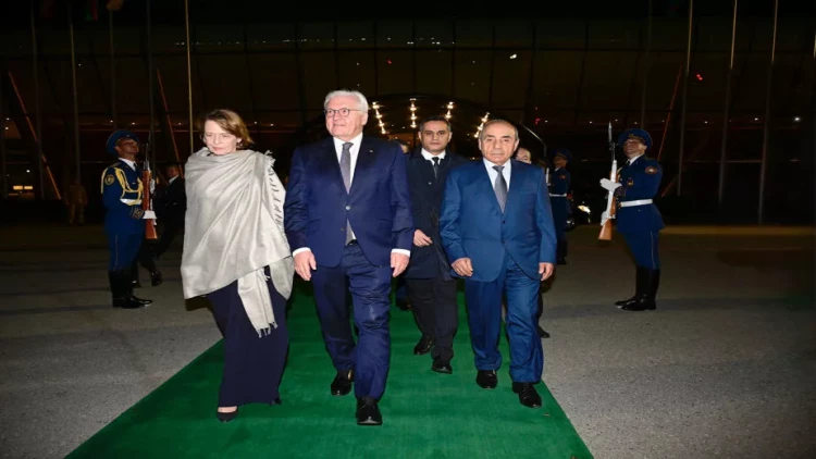 Almaniya Prezidentinin Azərbaycana səfəri başa çatıb - FOTO