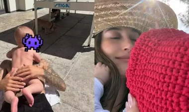 Castin oğlu ilə - FOTO