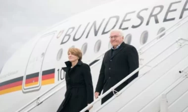 Almaniya prezidenti Ermənistana getdi