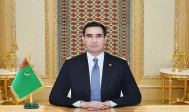 Sərdar Berdiməhəmmədov İlham Əliyevi təbrik edib