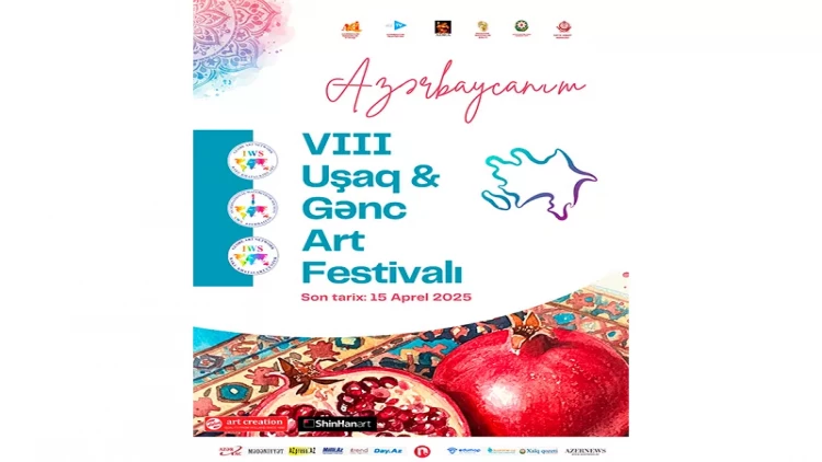 “Azərbaycanim” Beynəlxalq VIII Uşaq və Gənc rəsm festivalı start verilir