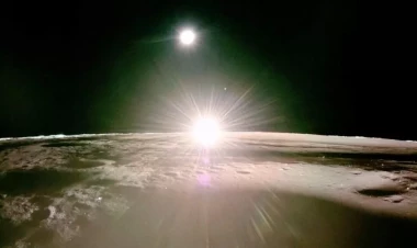 Ayda gün belə batır - NASA ilk dəfə paylaşdı - FOTO