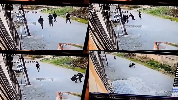 Yevlaxda 17 yaşlı oğlanın qətlə yetirilməsinin görüntüləri - ANBAAN VİDEO