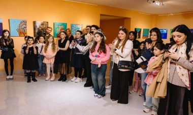 Bakıda FantazEU festivalı çərçivəsində “Yaşıl Dünyamız” adlı uşaq sərgisi açıldı - FOTO