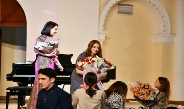 “Səslərin güzgüsü” – iki piano gecəsi musiqisevərləri bir araya gətirib - FOTO