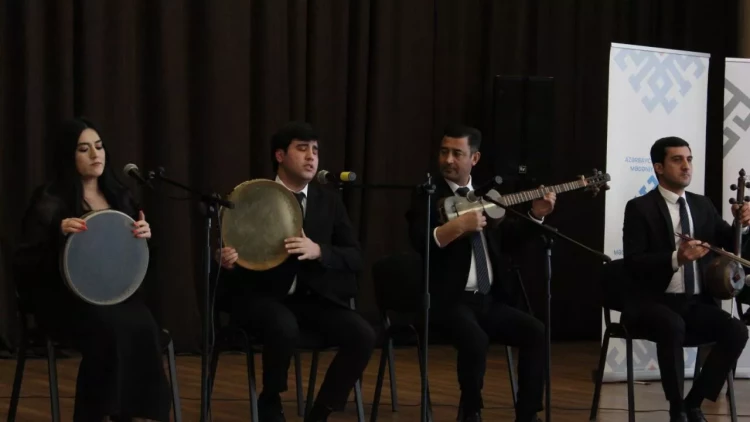 Qaxda “Sənətkarın dostu” layihəsi çərçivəsində Xalq artisti Zabit Nəbizadə ilə görüş keçirilib - FOTO