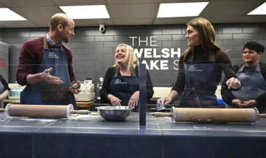 Əri ilə tort bişirdi - FOTO