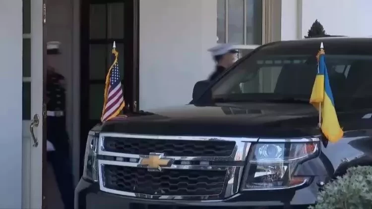 Zelenski Ağ Evi belə tərk etdi - VİDEO