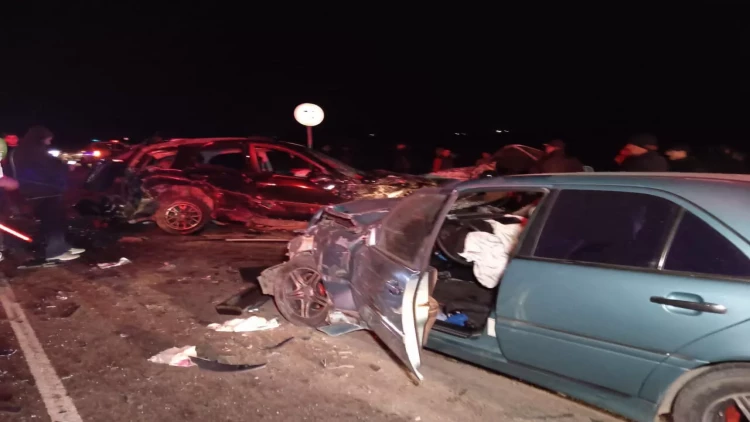 Ağcabədidə dəhşətli qəza - 5 ÖLÜ VAR - yenilənib - VİDEO - FOTO