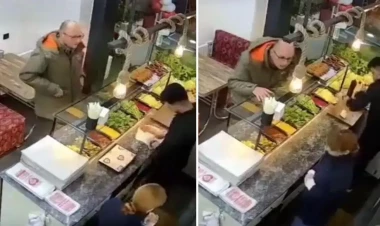 Restoran işçilərinin müştəri ilə zarafatı viral oldu - 