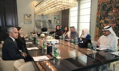 Leyla Əliyeva Bəhreynin neft və ətraf mühit naziri ilə görüşüb - FOTOlar