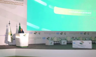 Leyla Əliyeva 4-cü Ər-Riyad Beynəlxalq Humanitar Forumunda iştirak edir - FOTO