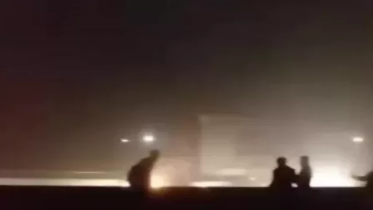 Bakı-Qazax Yolunda TIR-lar Toqquşdu - VİDEO