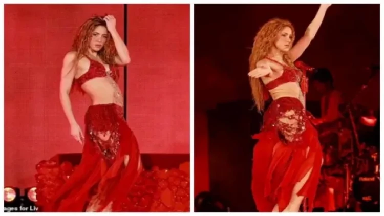 Şakira stadionda səhnəyə ayaqyalın çıxdı: sensasiyalı göründü - FOTOlar