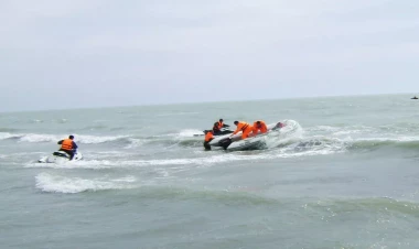 Kürdə batan şəxslərin axtarışları davam edir - VİDEO