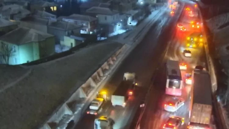 Bakı-Sumqayıt yolunda böyük tıxac - FOTO
