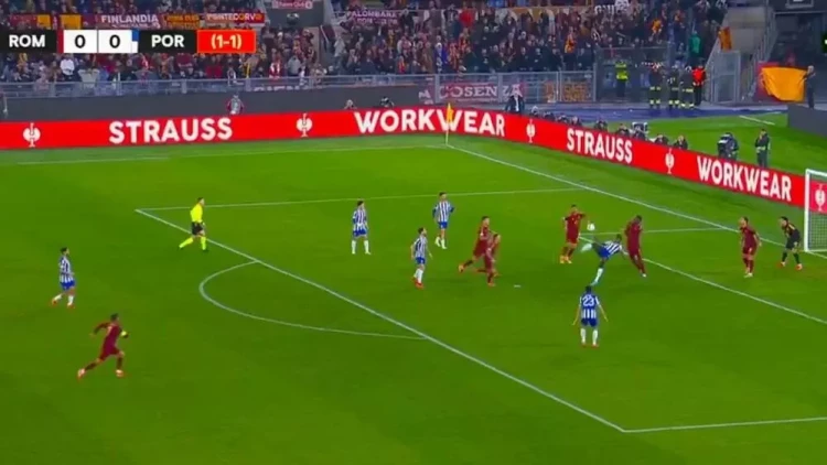 Avropa Liqasında akrobatik qol - VİDEO