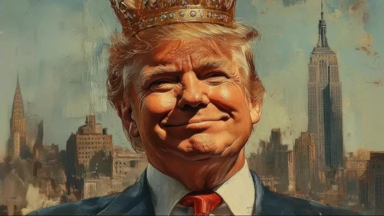 Tramp özünü ABŞ-ın kralı elan etdi - FOTO