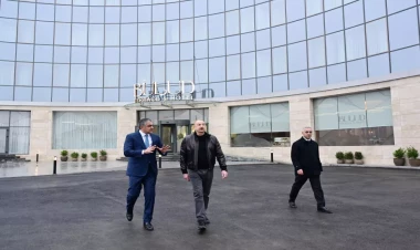 İlham Əliyev Xankəndidə “Bulud” hotelin açılışında iştirak edib - VİDEO - FOTO