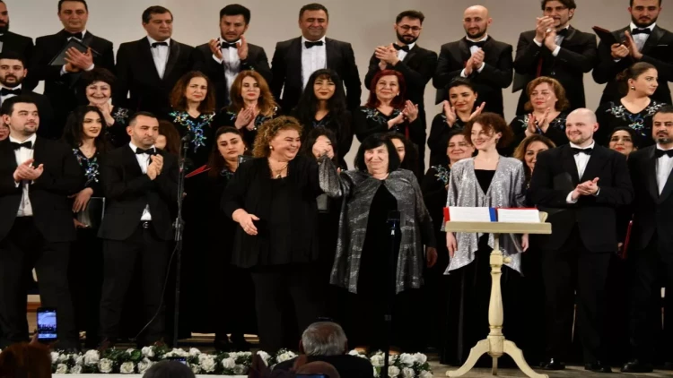Filarmoniyasının səhnəsində “Xorun sehri” adlı konsert keçirilib - FOTO