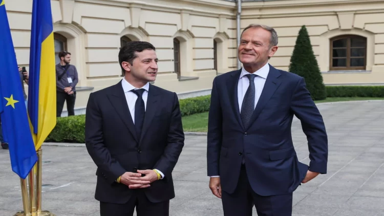 Zelenski Tuska Trampla söhbətindən danışdı