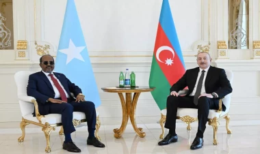 İlham Əliyevin Somali Prezidenti ilə təkbətək görüşü olub - VİDEO - FOTO