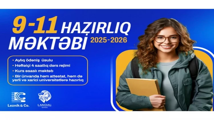 Kurs əsaslı hazırlıq məktəbinə qeydiyyat başladı! - Yeni təhsil modeli