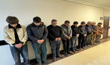 İmişlidə saxlanılan 14 nəfər həbs olundu