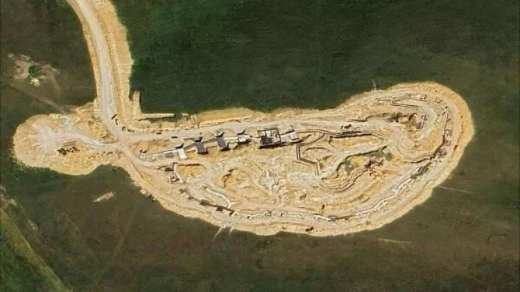 Ermənilər sərhədimizdə yeraltı tunel şəbəkəsi qurur - FOTO