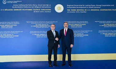 Ceyhun Bayramov Hakan Fidanla görüşdü - FOTO