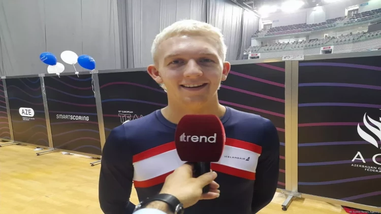 Milli Gimnastika Arenasının şəraiti yaxşı məşq etməyə imkan verir - Markus Palsen