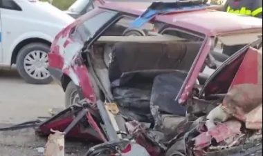 İsmayıllıda mikroavtobus minik avtomobili ilə toqquşdu - Xəsarət alanlar var