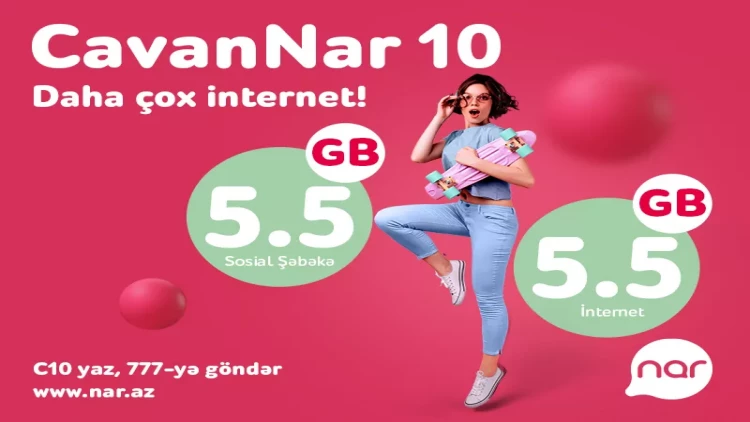 “Nar”dan yeni dərs ili üçün sərfəli tarif: “CavanNar 10”