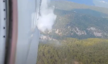 Təyyarəmiz Balıkesir-Edremit istiqamətindəki yanğınlara cəlb olundu - VİDEO