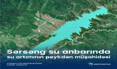 Sərsəng su anbarında rekord səviyyədə artım - FOTO